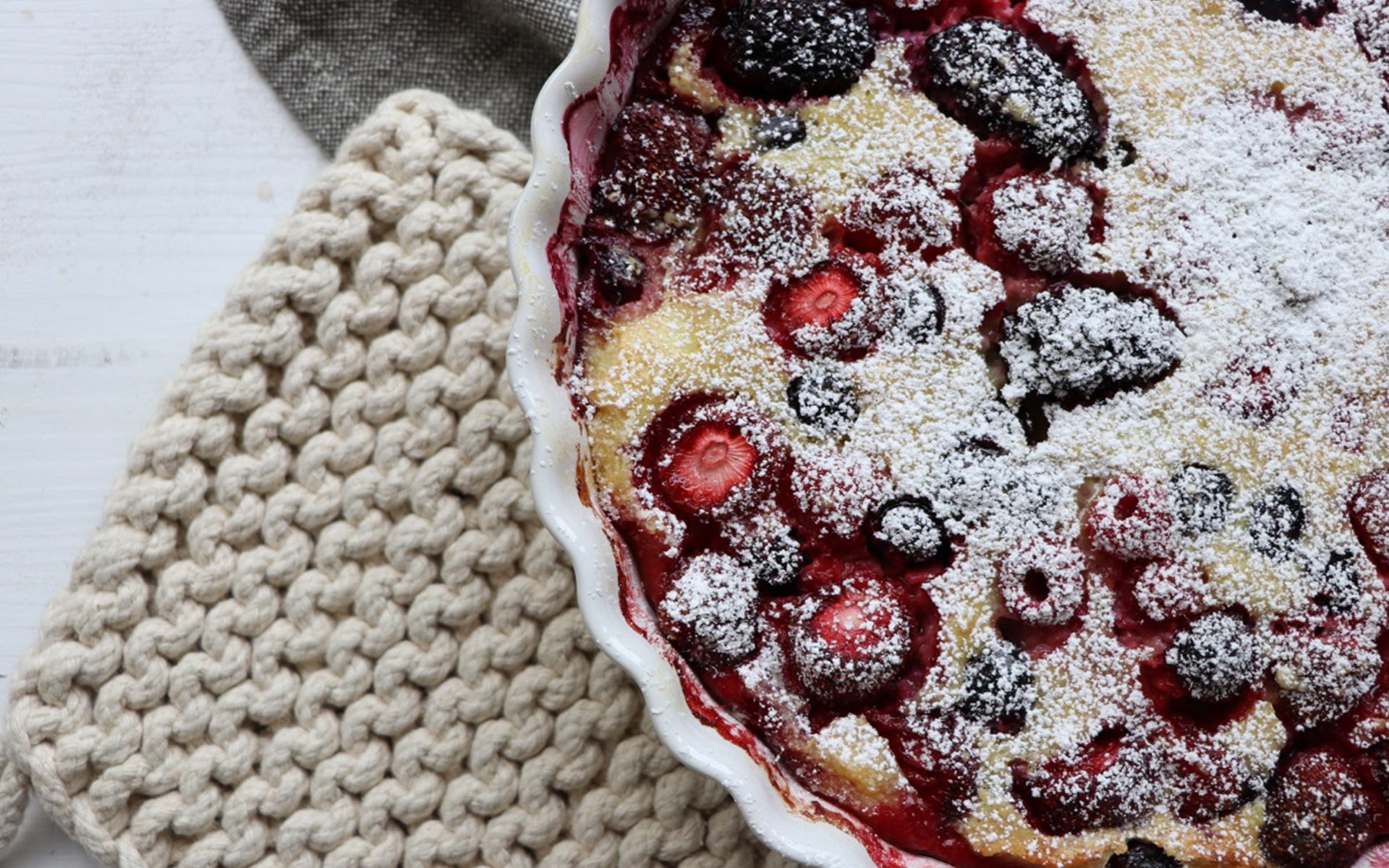 Summer Berry Clafoutis