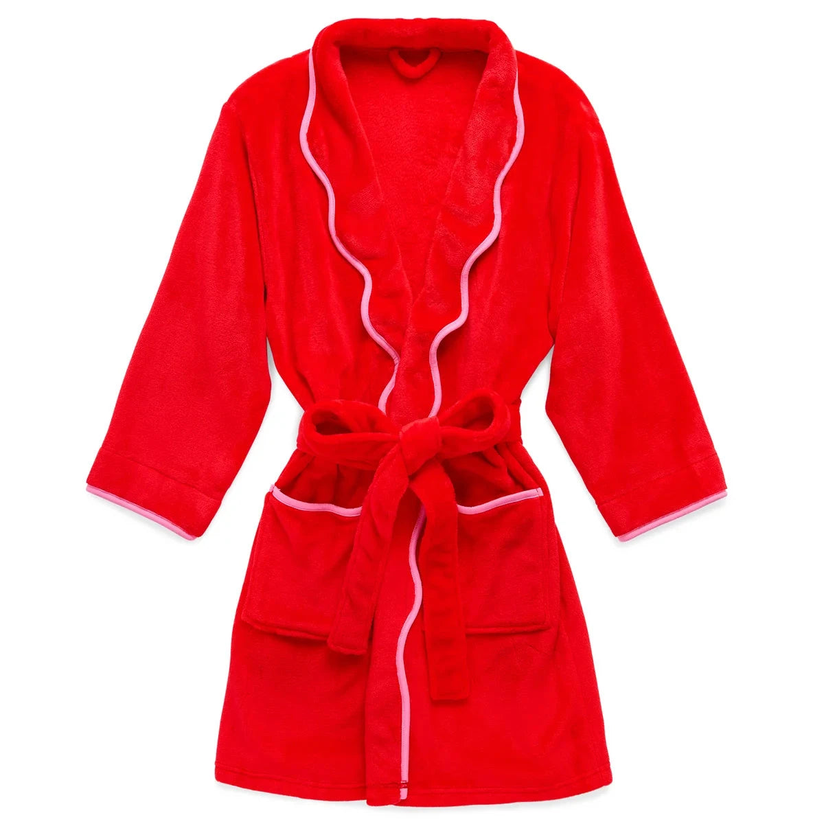 Shiraleah Robe - Rosie Scallop Red