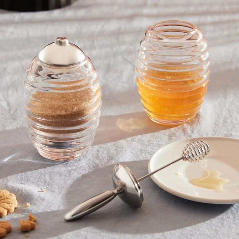 Alessi Honey Jar with Dipper