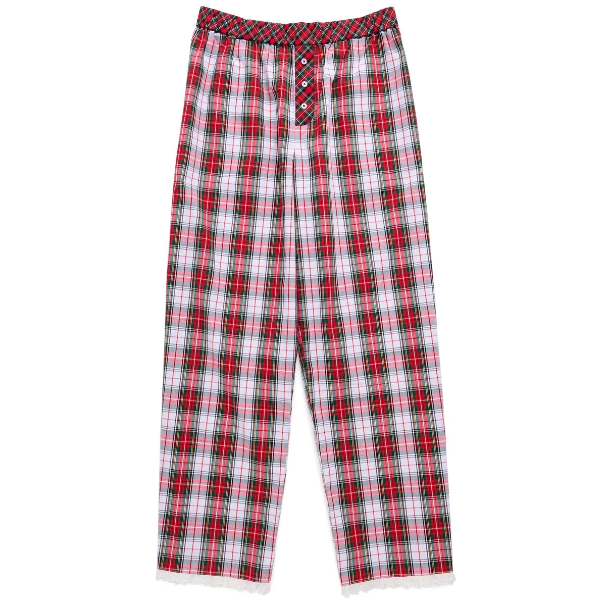 Shiraleah Boxer Pajama Pant - Tartan Red