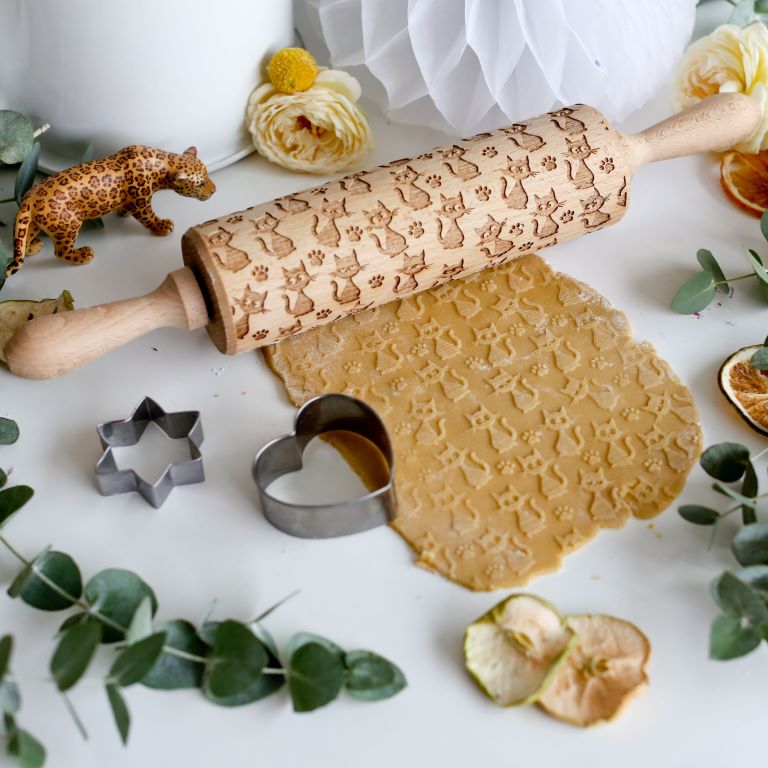 Boon Homeware Rolling Pin - Cats