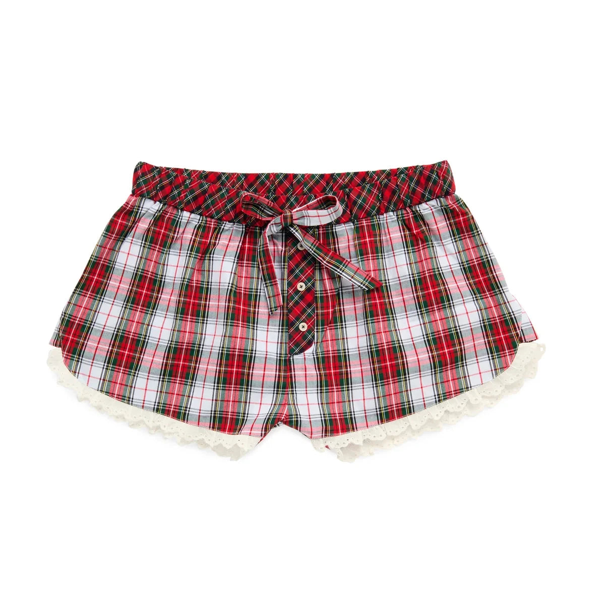 Shiraleah Boxer Shorts - Tartan Red
