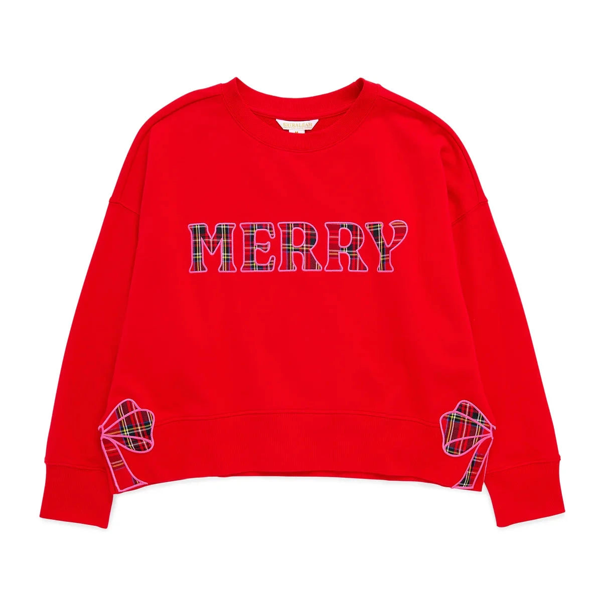 Shiraleah Sweatshirt - Plaid Merry Red