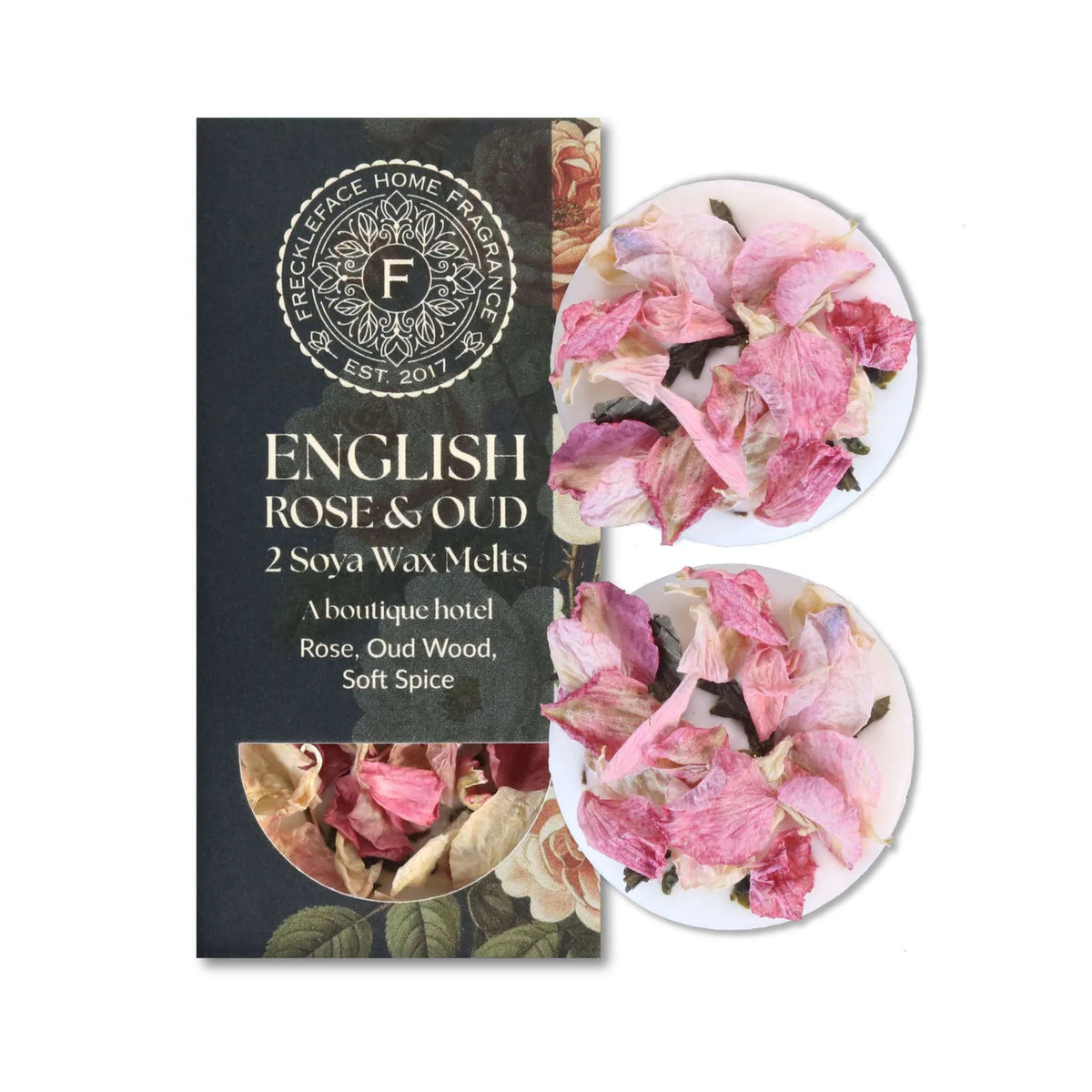 Freckleface Wax Melt Duo - English Rose & Oud