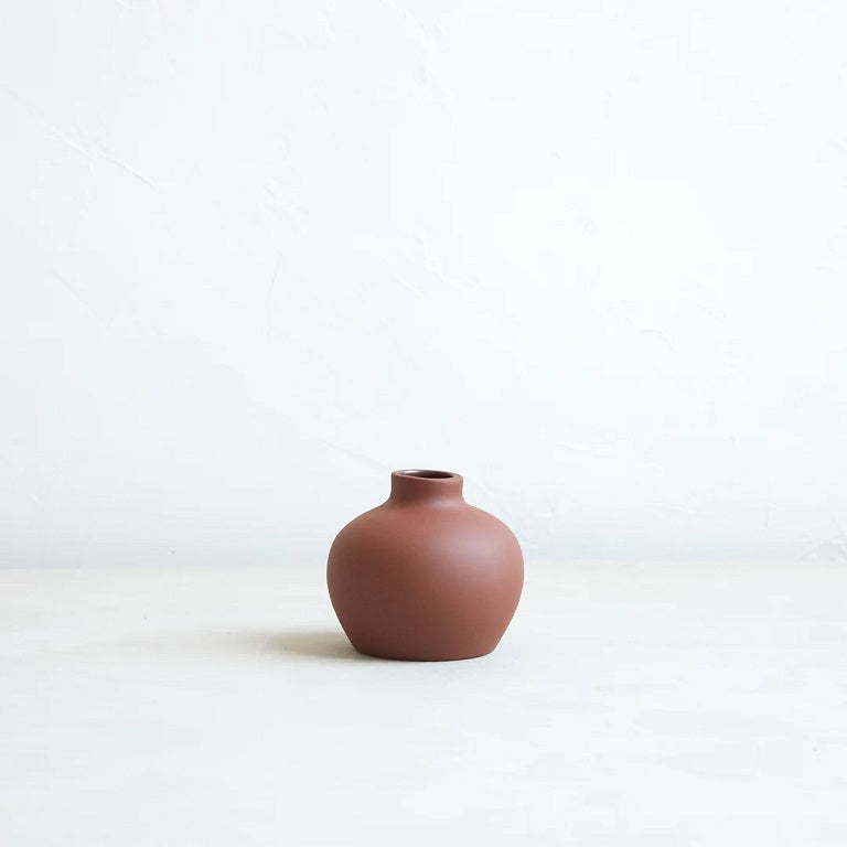 Floral Society Ceramic Blossom Vase - Earth