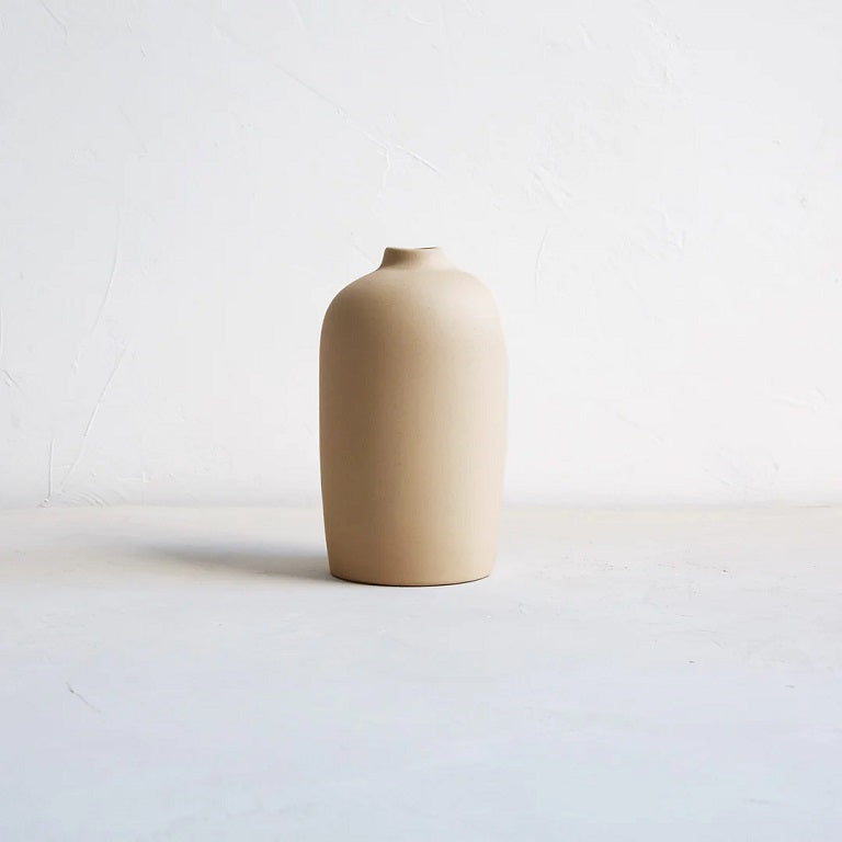 Floral Society Ceramic Blossom Vase - Sand