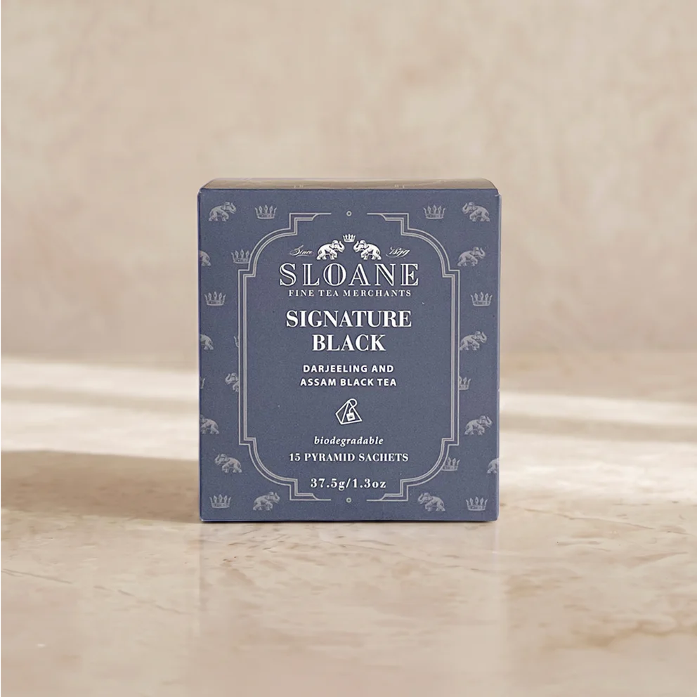Sloane Fine Tea Sachets - Signature Black