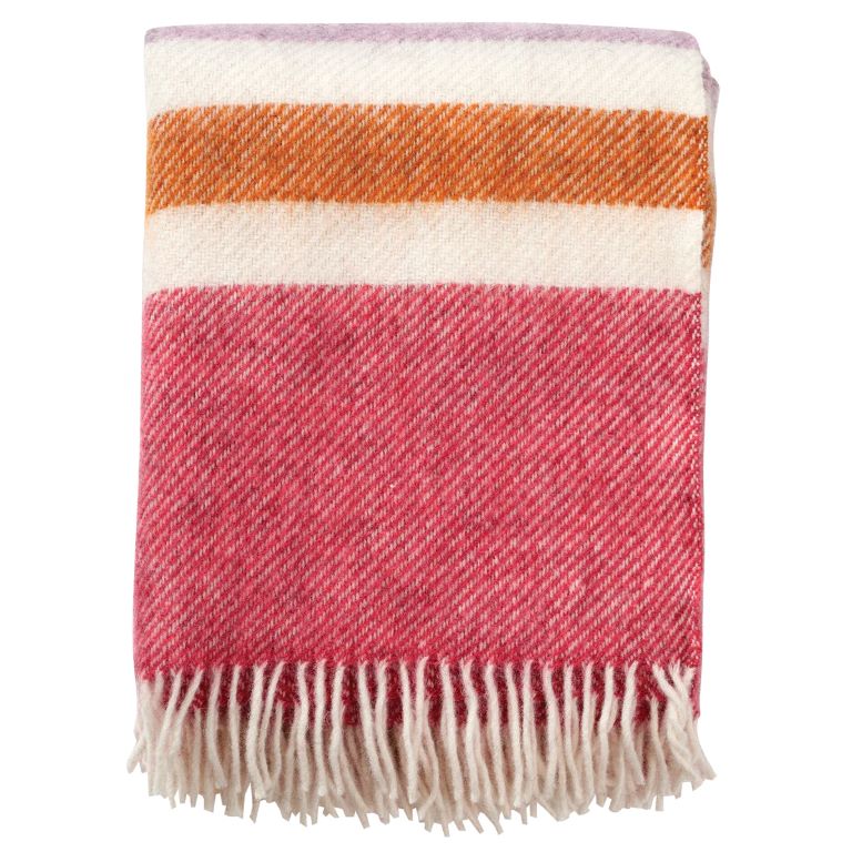 Klippan Throw - Gotland Stripe Cerise