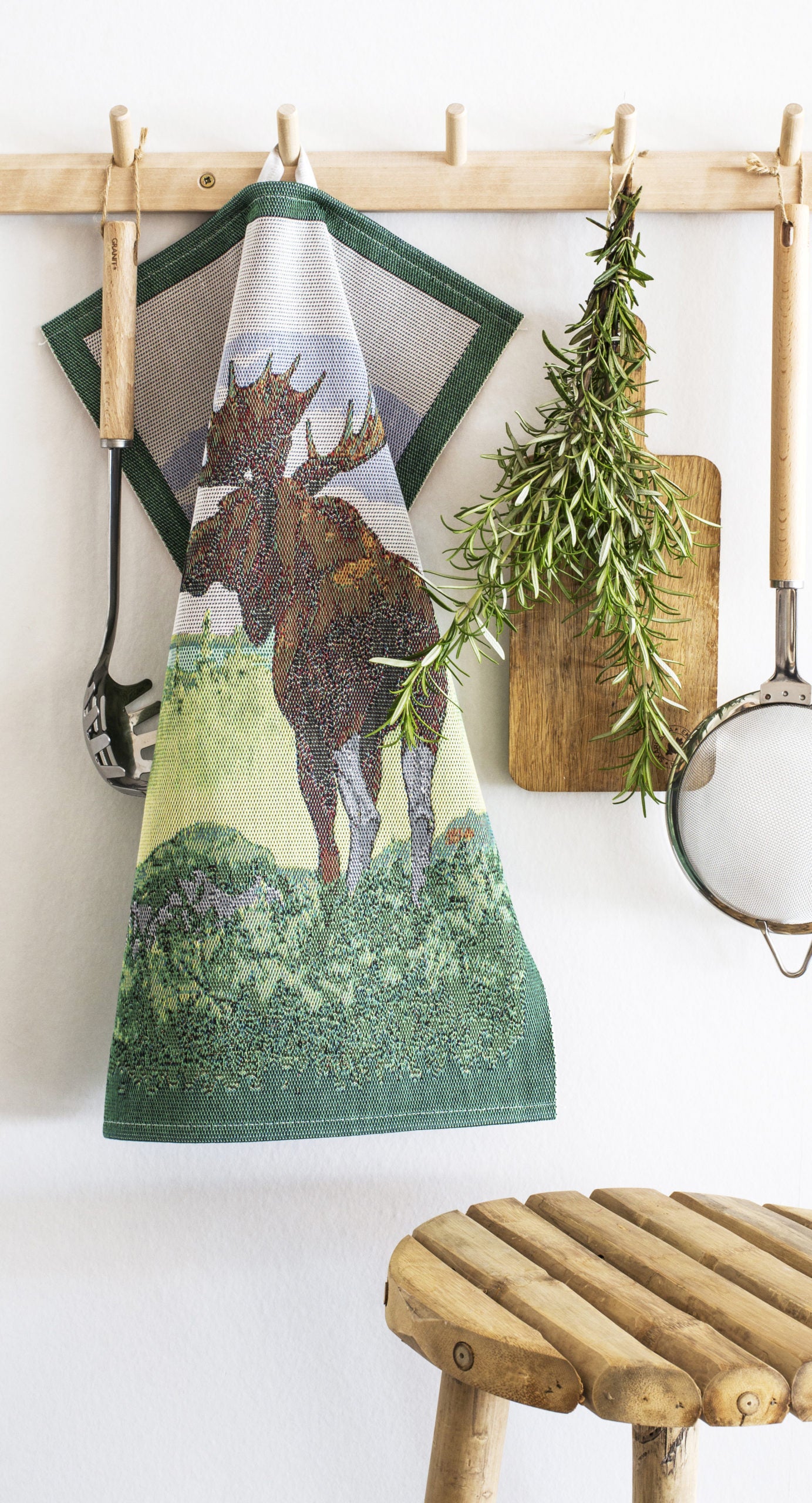 Ekelund Tea Towel - Moose