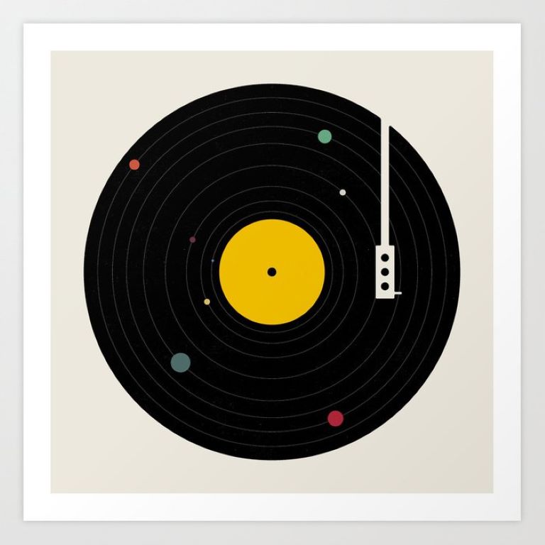 Music Everywhere by Florent Bodart Greeting Card