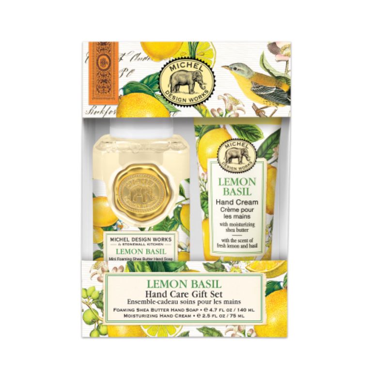 Michel Design Works Hand Care Gift Set - Lemon Basil