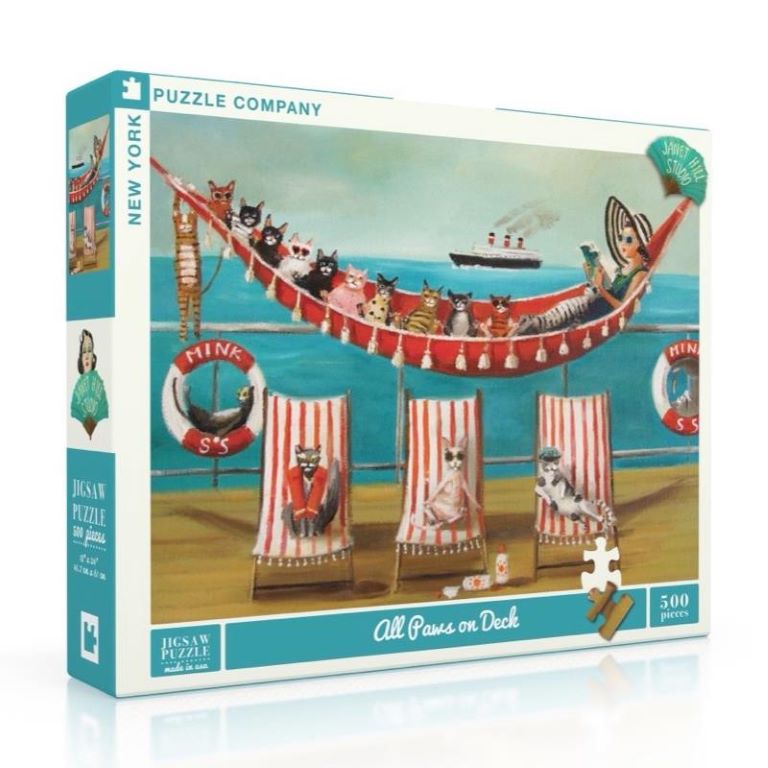New York Puzzle Company - JANET HILL | All Paws on Deck