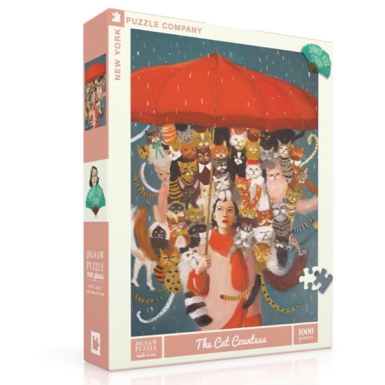 New York Puzzle Company - JANET HILL | Cat Countess