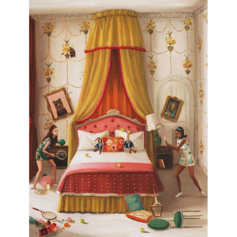 New York Puzzle Company - JANET HILL | Indoor Tennis