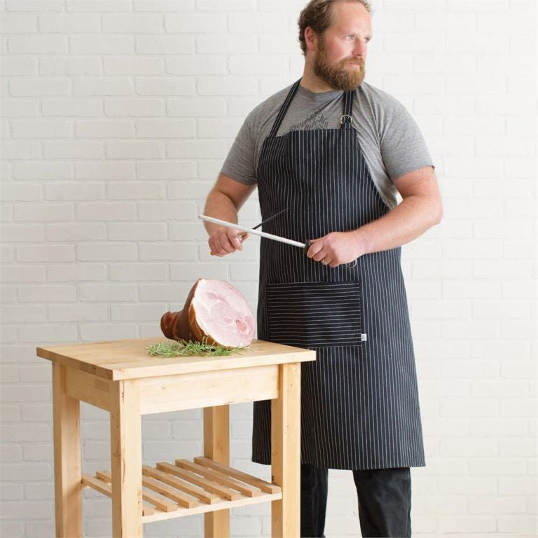 Now Designs - Black Pinstripe Mighty Apron