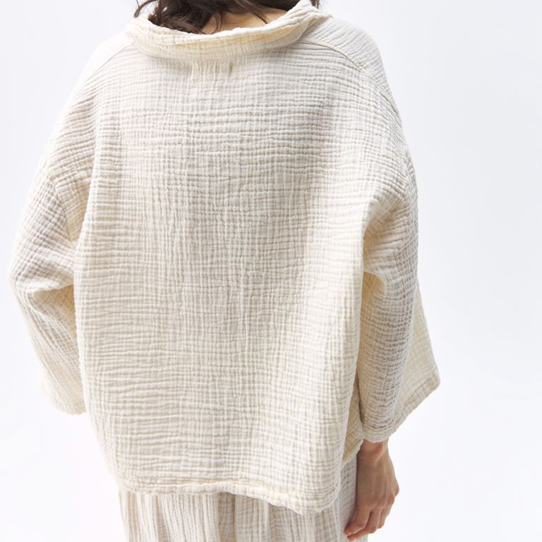 Pokoloko Crinkle Shirt Blouse