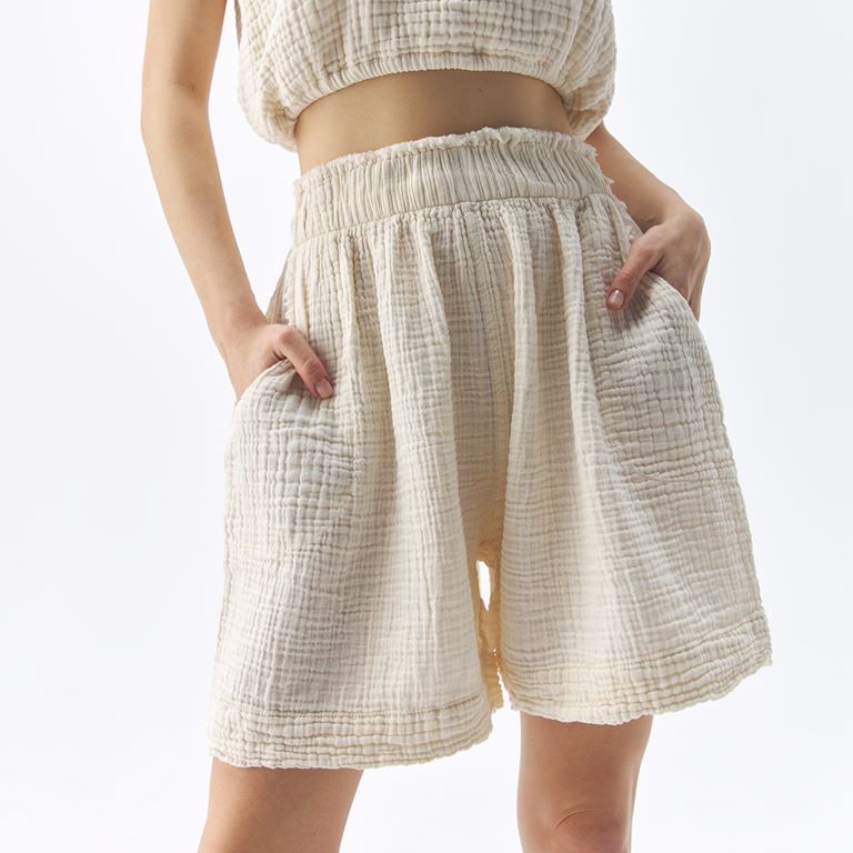 Pokoloko Crinkle Relaxed Shorts