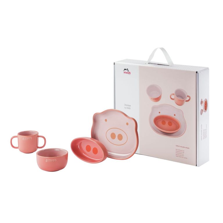 Staub Kid's Tableware Set - Pig