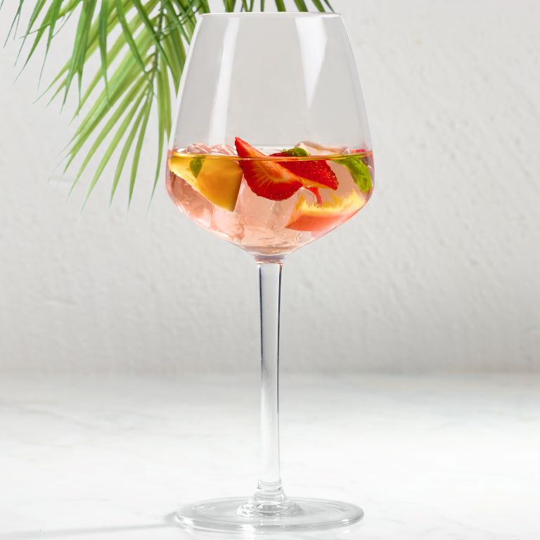 Trudeau Patio White Wine Glasses - Set of 4