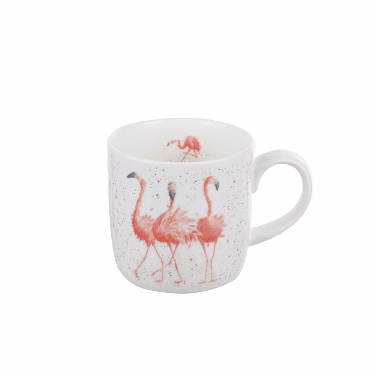 Wrendale Designs Mug 11oz - Pink Ladies Flamingo
