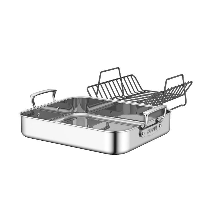 ZWILLING Plus Stainless Steel Roasting Pan with rack