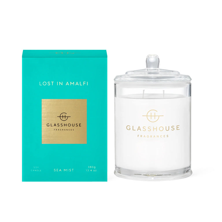 Glasshouse Fragrances Candle 380g - Lost in Amalfi