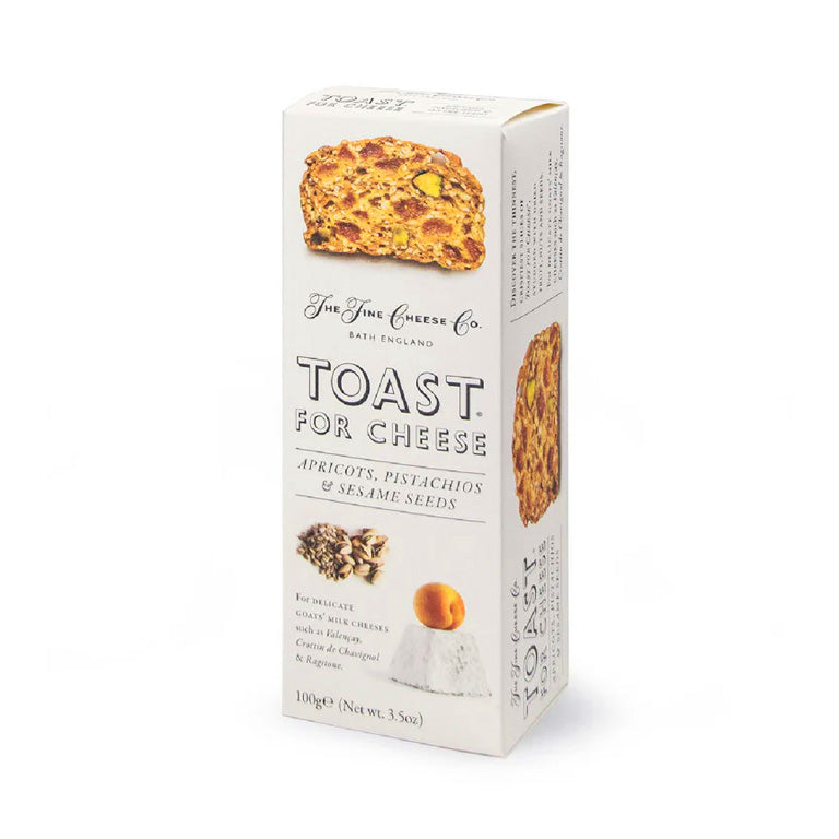 The Fine Cheese Co Toast for Cheese - Apricots, Pistachios & Sesame Seeds