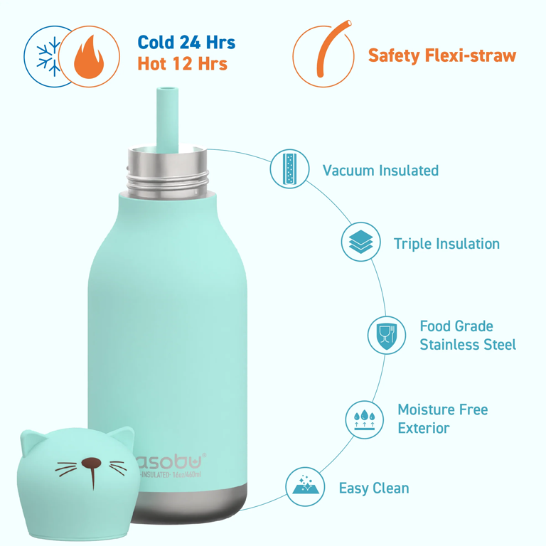 Asobu Bestie Water Bottle - Kitty
