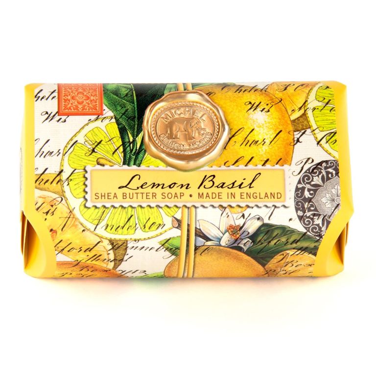 Michel Design Works Large Bath Soap Bar - Lemon Basil