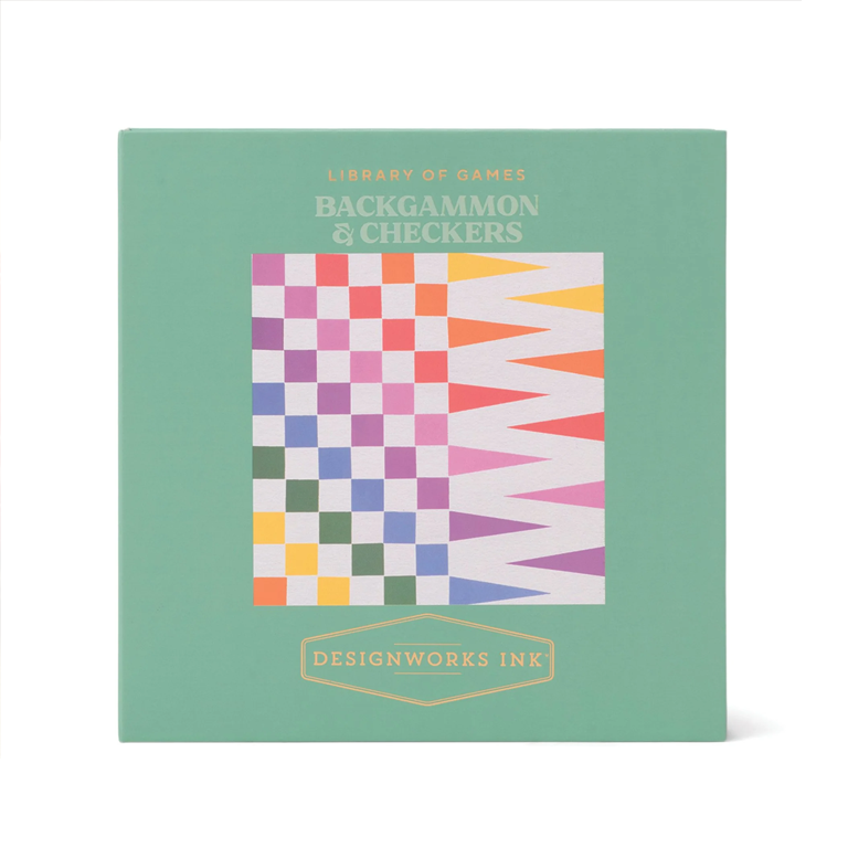 DesignWorks Ink Game - Checkers & Backgammon