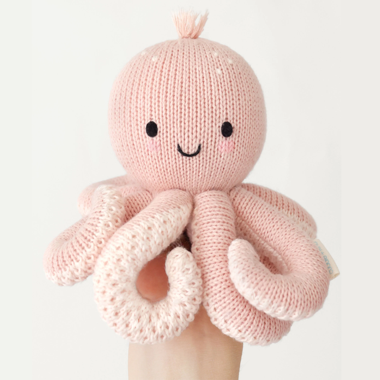 Cuddle+Kind Baby - Octopus Soft Coral Pink