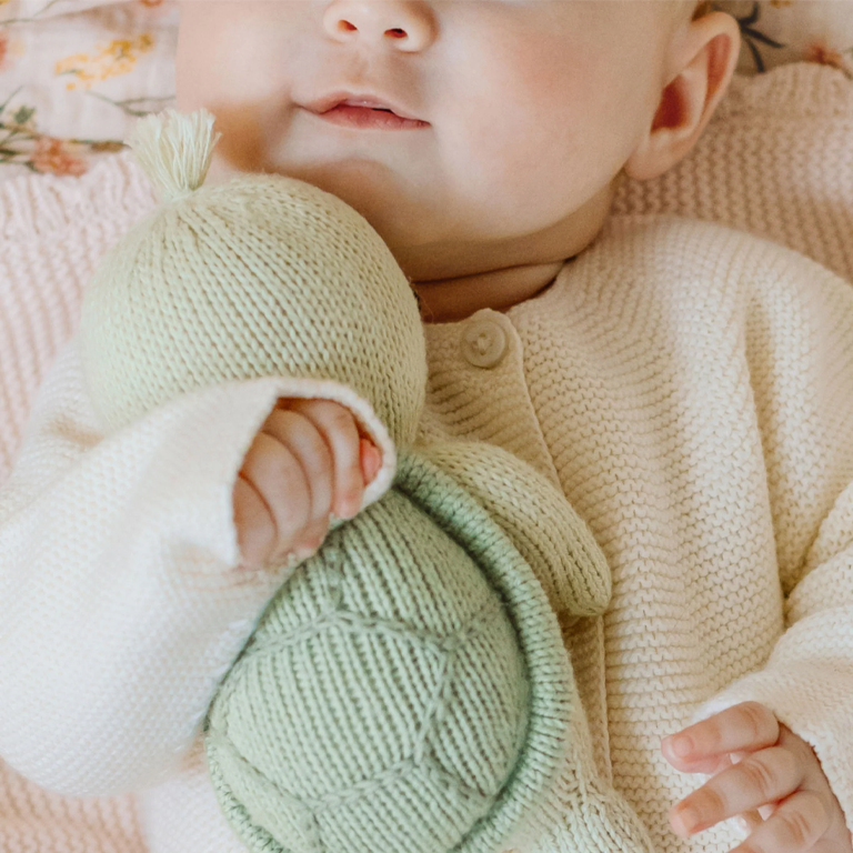 Cuddle+Kind Baby - Sea Turtle Kelp Green