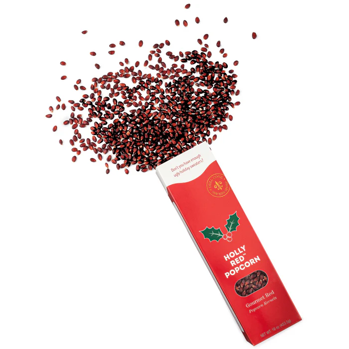 Dell Cove Spices & More Popcorn - Holly Red