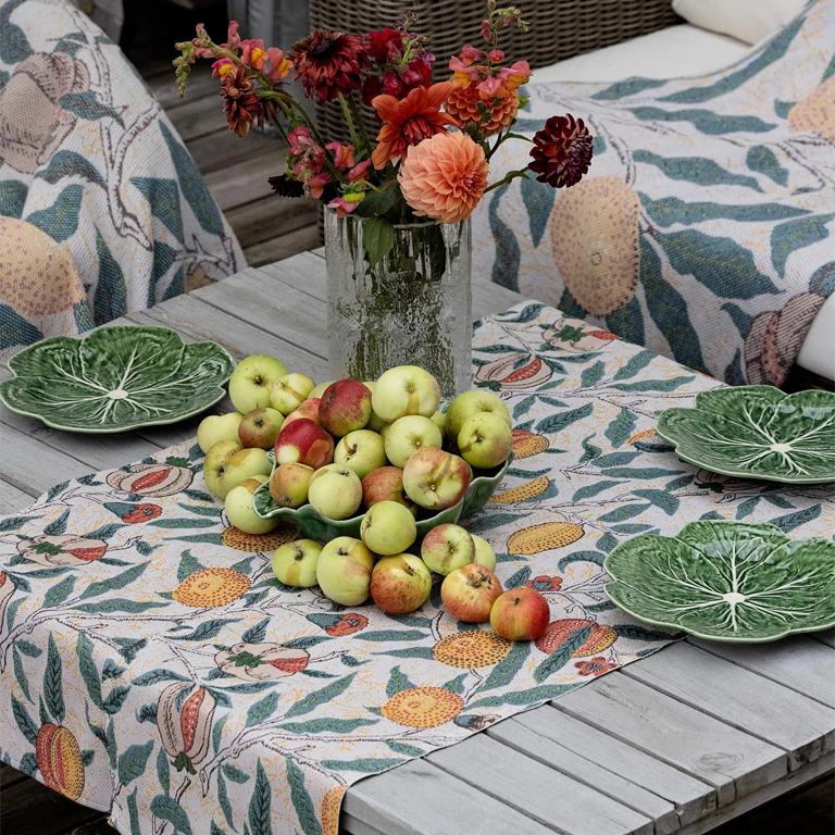 Ekelund Table Runner - Fruit by William Morris 35cm x 120cm