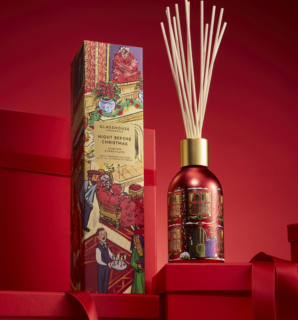 Glasshouse Fragrances Diffuser - Night Before Christmas