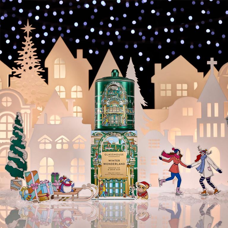 Glasshouse Fragrances Candle 380g - Winter Wonderland