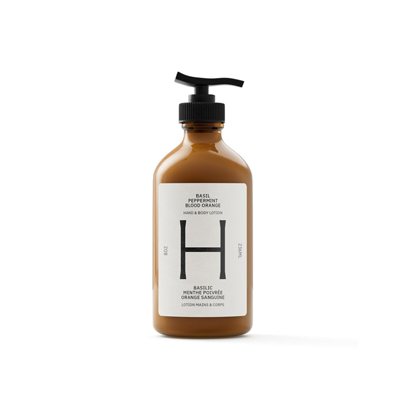 Health Hut Hand & Body Lotion - Basil, Peppermint & Blood Orange