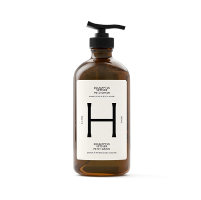 Health Hut Hand Soap & Body Wash - Eucalyptus, Vetiver & Petitgrain