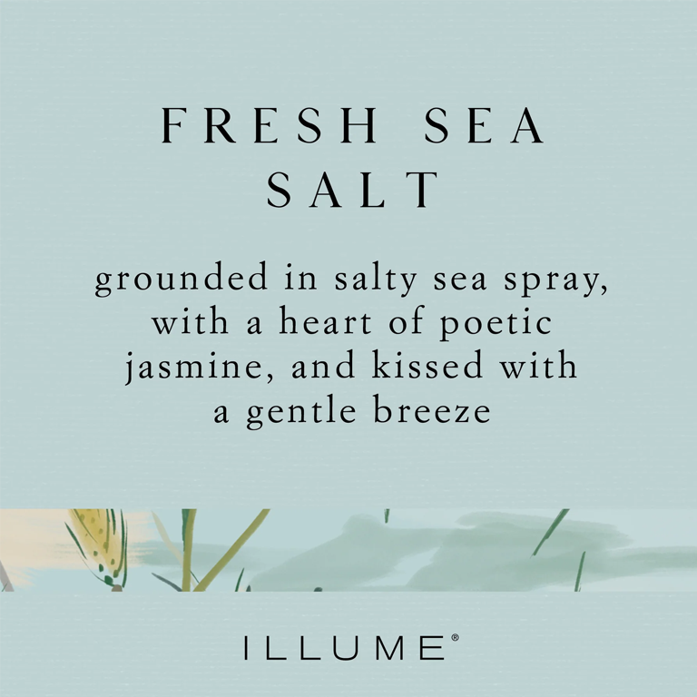Illume Baltic Glass Candle - Fresh Sea Salt