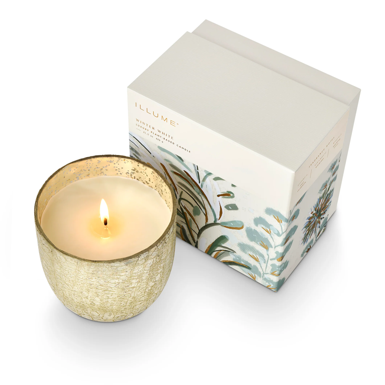 Illume Crackle Candle Large - Winter White