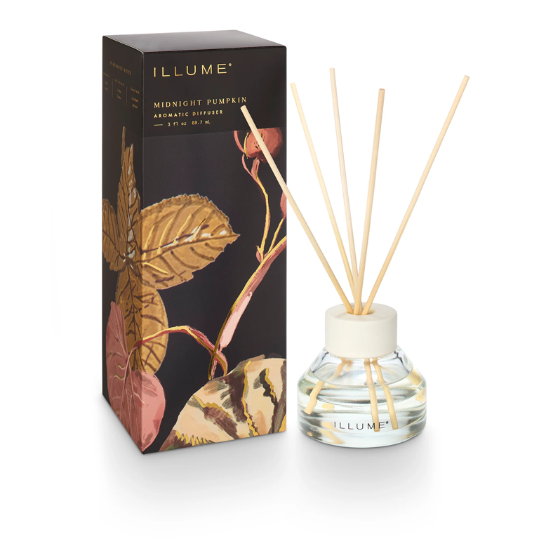 Illume Refillable Aromatic Diffuser - Midnight Pumpkin