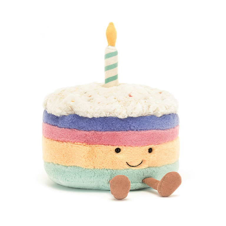Jellycat Amuseables - Rainbow Birthday Cake