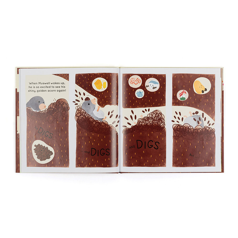 Jellycat Book - Muswell Mole and the Buried Treasure