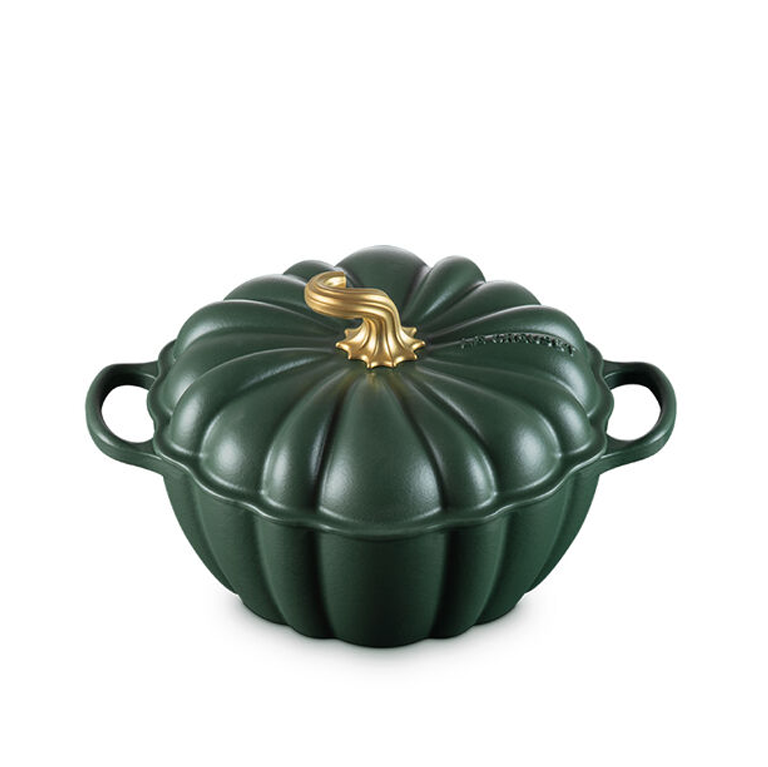 Le Creuset Cast Iron Pumpkin Cocotte 3.7L - Forêt