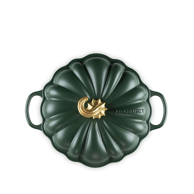 Le Creuset Cast Iron Pumpkin Cocotte 3.7L - Forêt