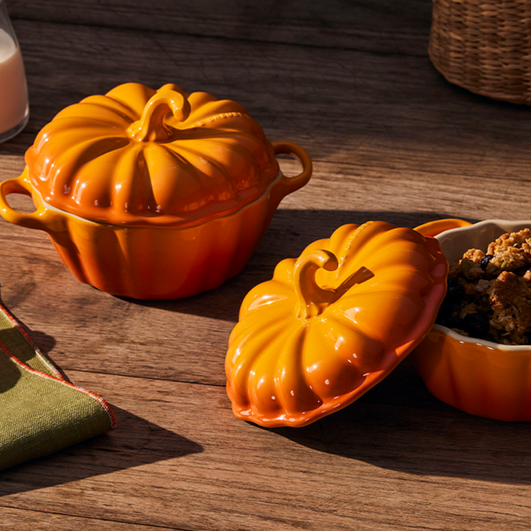 Le Creuset Mini Pumpkin Cocotte - Persimmon