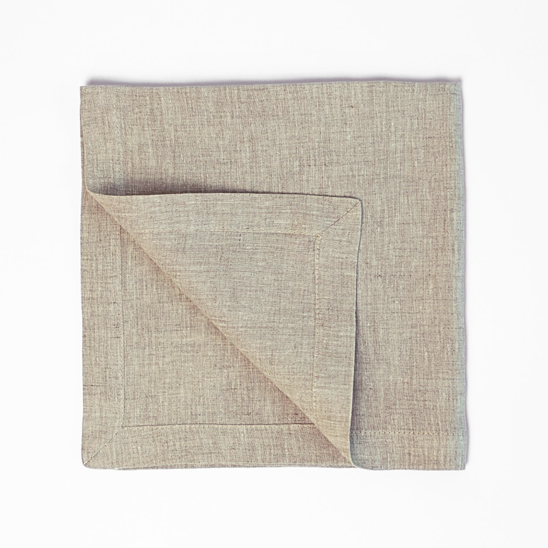 Linen Way Barnville Linen Napkins - Set of 4 Oatmeal
