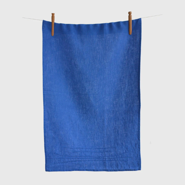 Linen Way Cuisine Tea Towel - Royal Blue