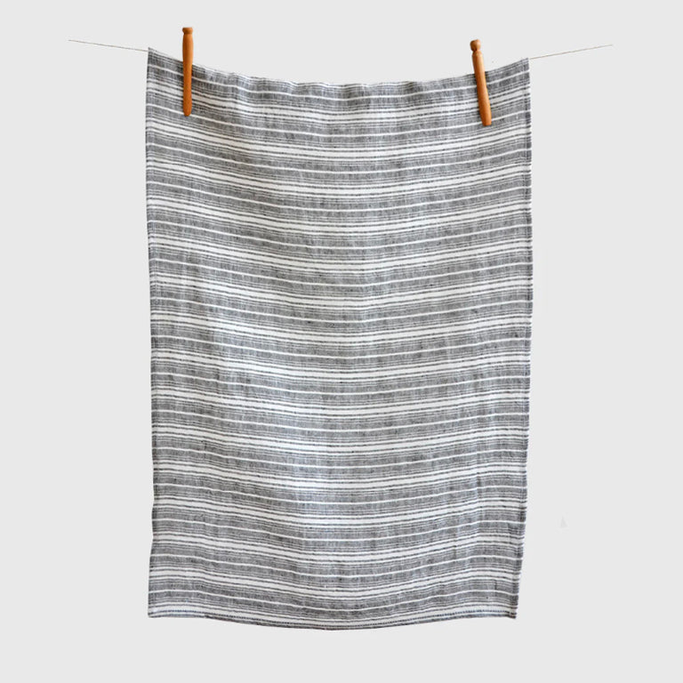 Linen Way Sutton Tea Towel - Horizontal Stripe