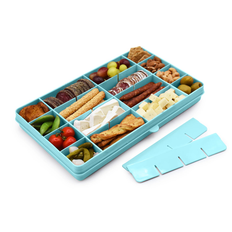 Melii Snackle Box XL 24 Compartments - Blue